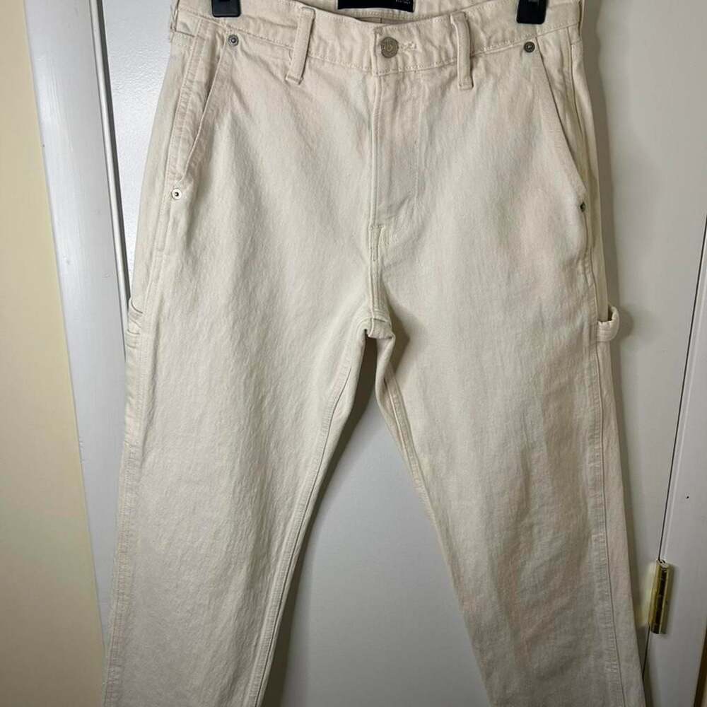 Abercrombie & Fitch 90s Loose Workwear Jeans Cream
